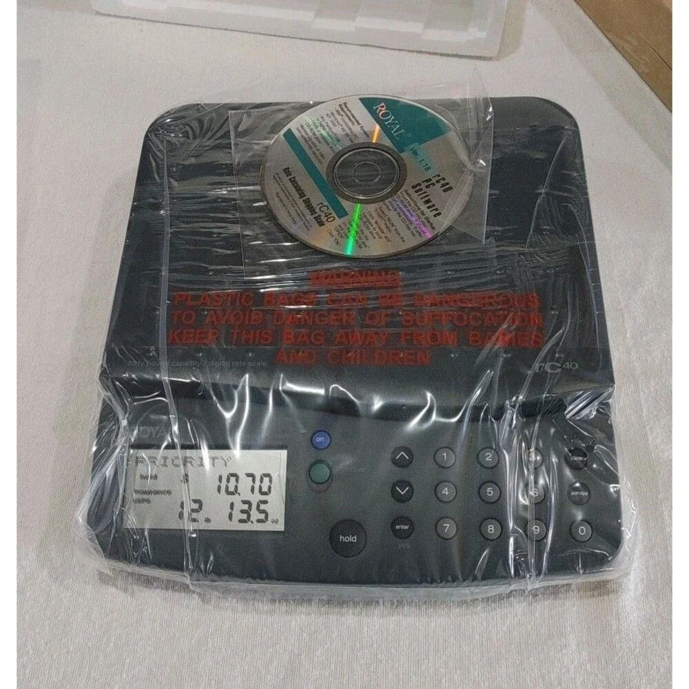 Royal RC40 40-Pound Rate Calculating Shipping Scale - Excellent  Open Box New